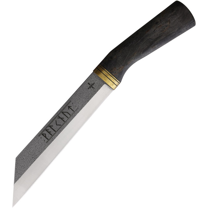 Scandinoff Valknut Classic Nordic Night Black Birch Fixed Blade Knife SKNVCNN
