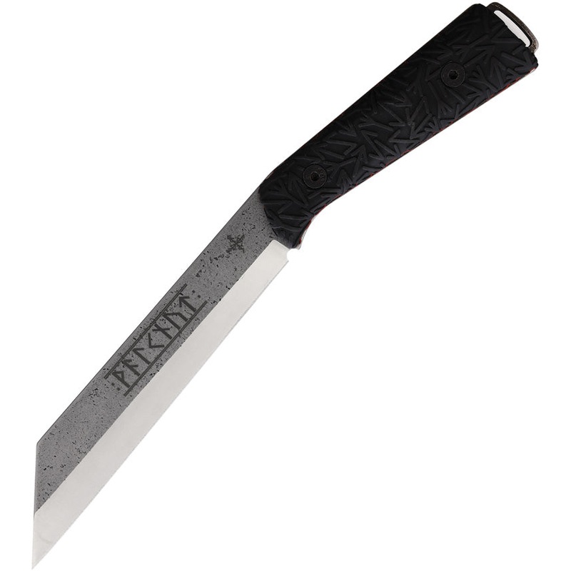 Scandinoff Valknut New Age Runes Black Resin Sleipner Fixed Blade Knife SKNVNAR