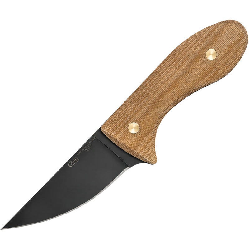 Case Cutlery Sasquatch Skinner Brown Micarta 1095 Fixed Blade Knife 35102