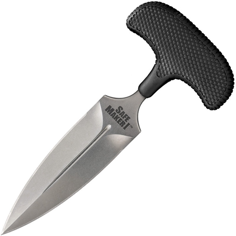 Cold Steel Black Safe Maker I AUS-8A Stainless Dagger Blade/ Black Belt Sheath 12DBST