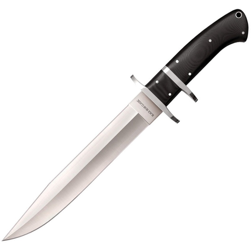 Cold Steel San Mai Black Bear Classic Black G10 VG-10 Fixed Blade Bowie Knife 35AR