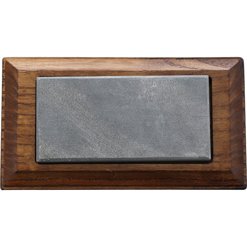 Fox Coarse Grain Knife Sharpening Stone w/ Wood Base PL001