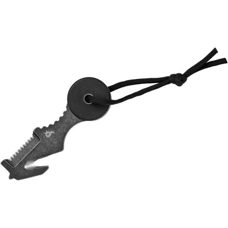Black Fox Plan B Black G10 440C Stainless Fixed Blade Knife w/ Belt Sheath 754- On Sale