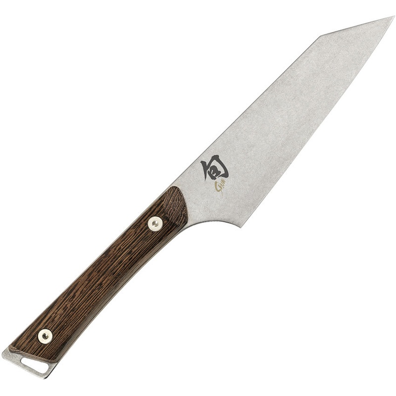 Shun Kanso Asian Multi-Prep Brown Wenge Wood AUS-10A Kitchen Knife SWT0729
