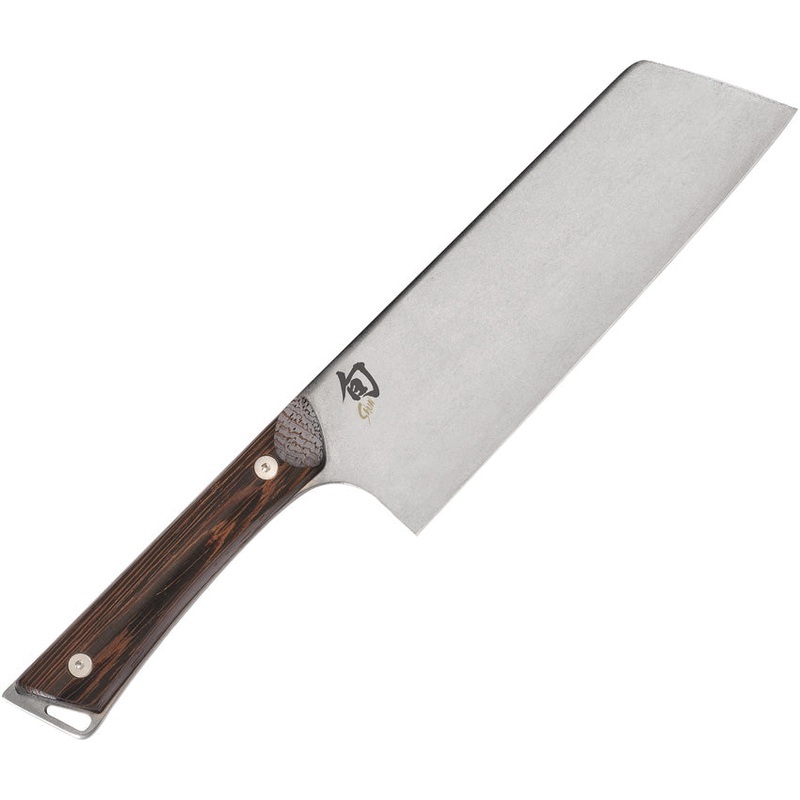 Shun Kanso Asian Utility Brown Wenge Wood AUS-10A Kitchen Knife SWT0767