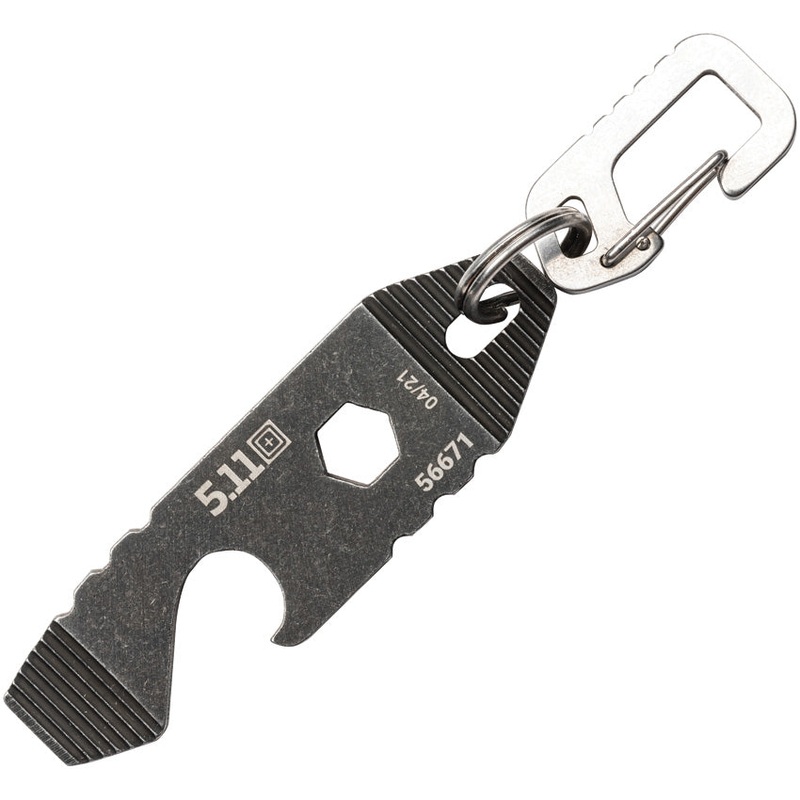 5.11 Tactical EDT Grey Stainless Pry Keychain Tool 56671
