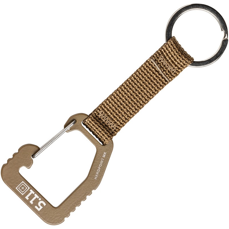 5.11 Tactical Hardpoint MK1 4.13" Kangaroo Tan Keychain 56597134