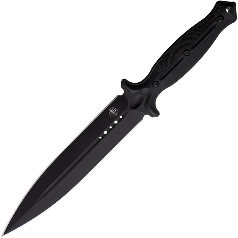 Begg Knives Filoso Dagger 13.5" Black 1095 Double Edge Fixed Blade Knife 027   - On Sale