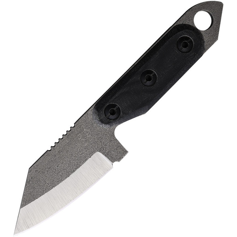 Shed Knives 2023 U.S. Tanto Midnight Black G10 154-CM Fixed Blade Knife 009