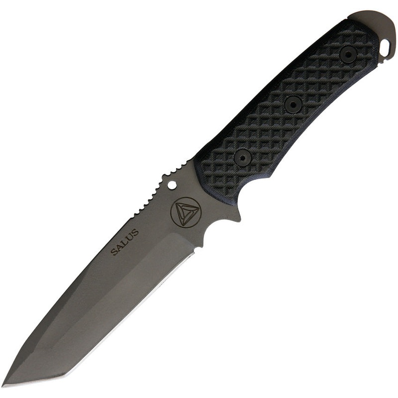 Combative Edge Salus Black Micarta CPM-3V Steel Fixed Blade Knife SALB20   - On Sale
