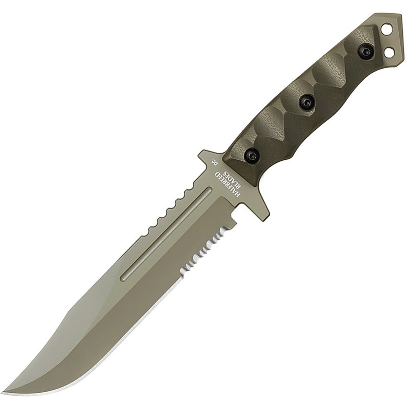 Halfbreed Blades Large Infantry Gen 4 G10 K110 Fixed Blade Knife LIK01G2ODG