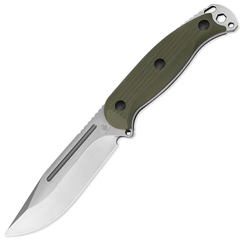 Kizer Cutlery Ursa Major OD Green G10 AEB-L Fixed Blade Knife w/ Sheath 1082A2