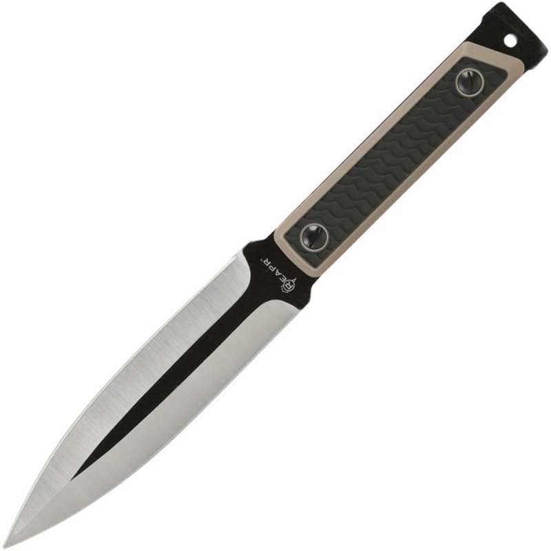 Reapr Versa Spear Dagger Black & Brown Stainless Steel Fixed Blade Knife 111013
