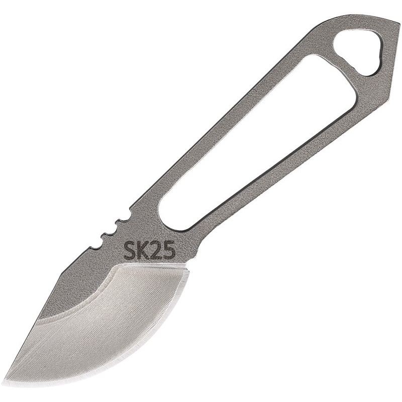 Shed Knives 2025 SkurLite Skeletonized 154CM Fixed Blade Knife w/ Sheath 24SL