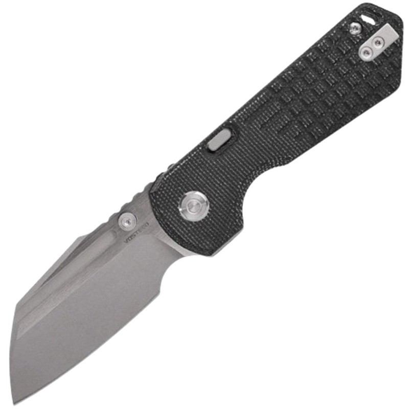 Vosteed Hedgehog Top Linerlock Black Micarta Folding S35VN Pocket Knife A1303