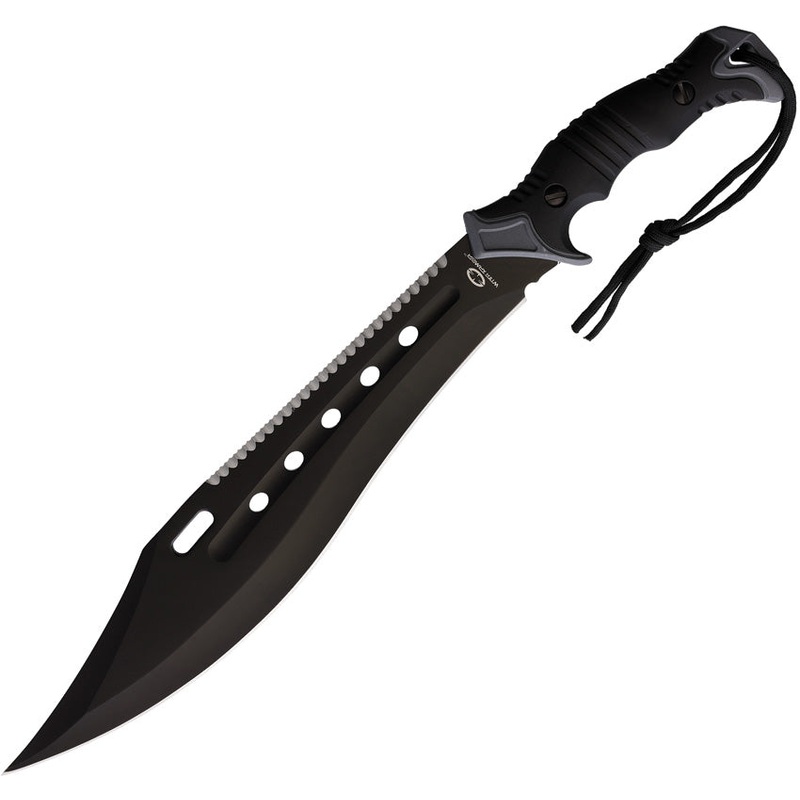 WithArmour Bombardier Gray Smooth Stainless Fixed Blade Machete 074BK   - On Sale