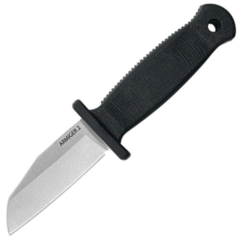 Demko Armiger 2 Black 4034 Stainless Shark Foot Fixed Blade Knife 09649