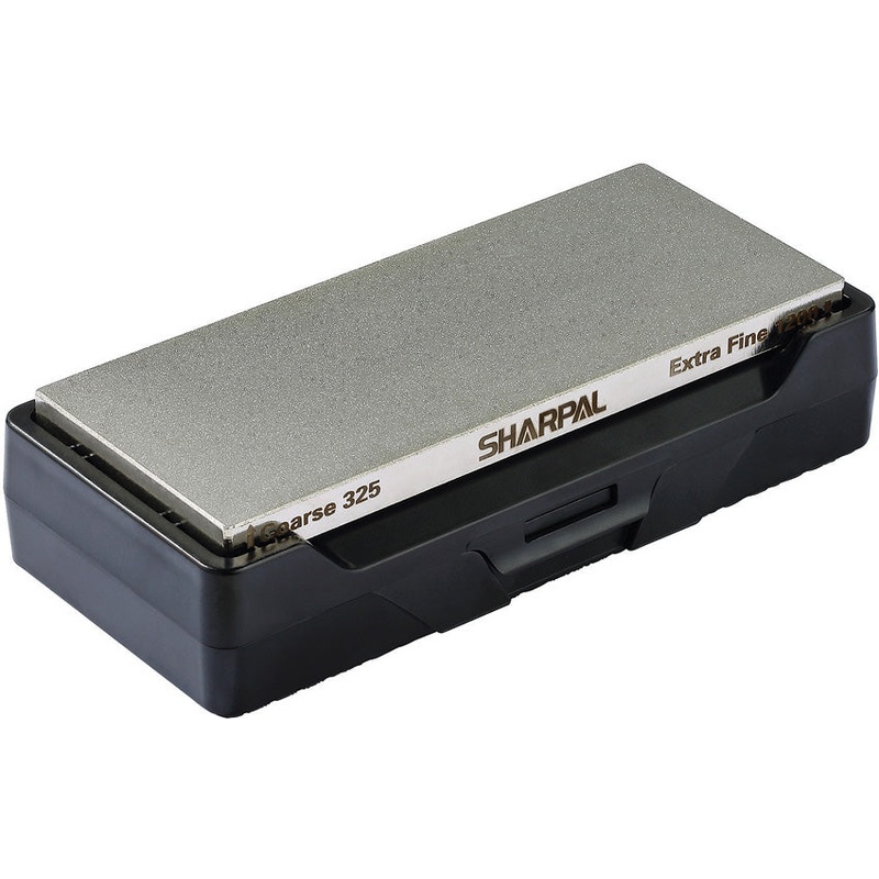 Sharpal Dual-Grit Diamond Whetstone Knife Sharpener 156N