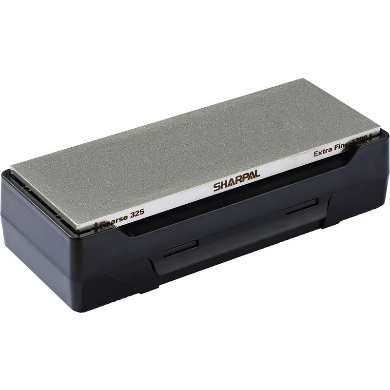 Sharpal Dual-Grit Diamond Whetstone Knife Sharpener 162N