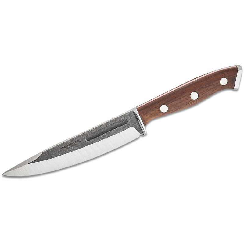 Condor Patagon Walnut Wood 420HC Stainless Fixed Blade Knife w/ Sheath 12259SS