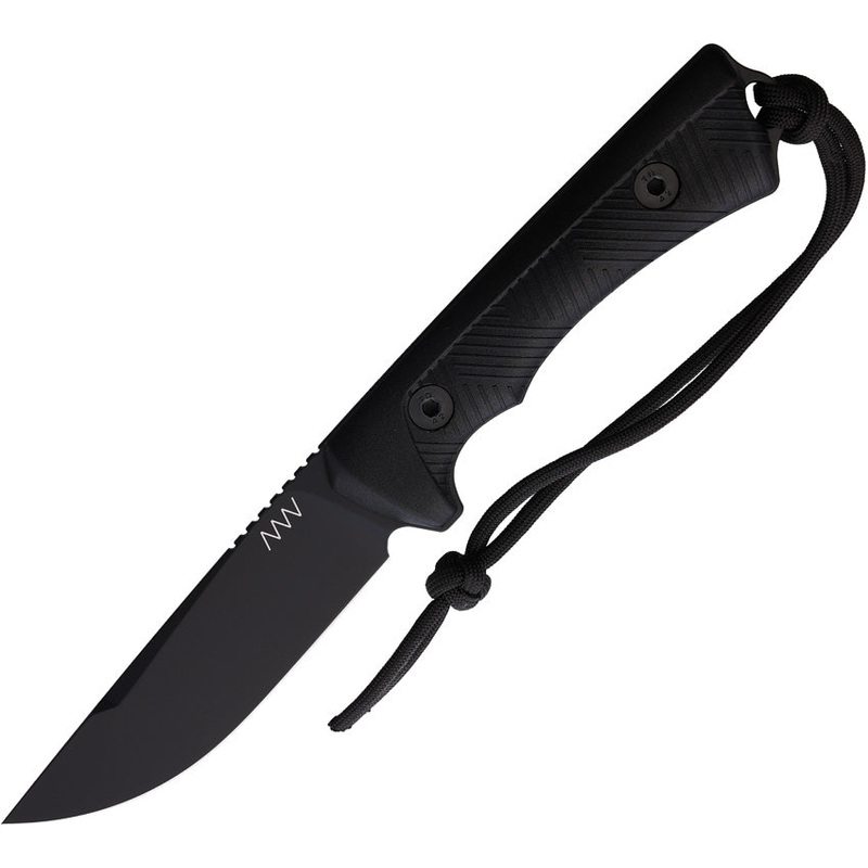 Acta Non Verba Knives P200 Black GRNPU Sleipner Fixed Blade Knife P200046