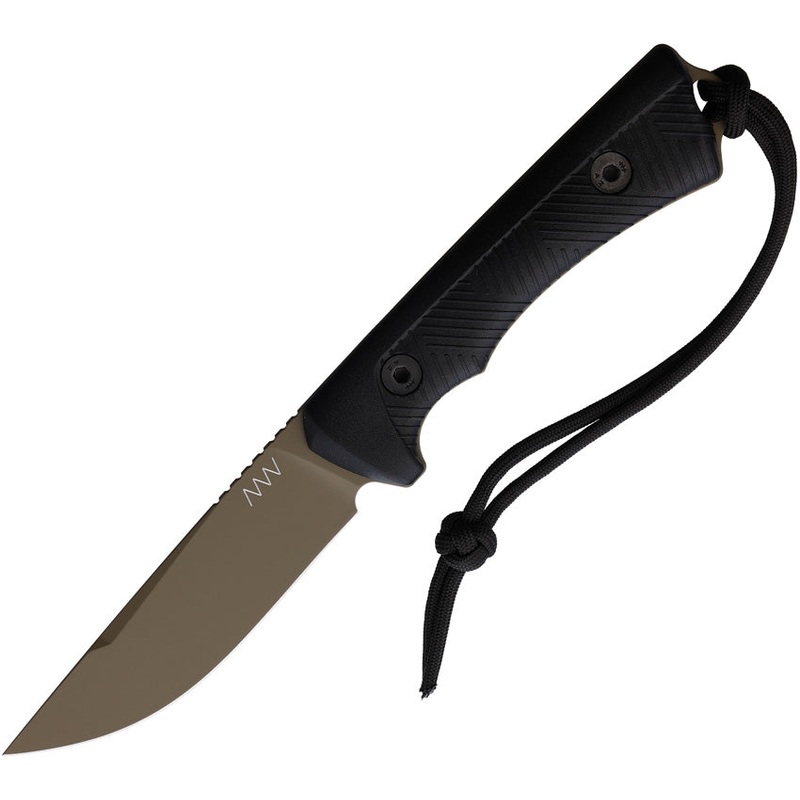 Acta Non Verba Knives P200 Black GRNPU Sleipner Fixed Blade Knife P200052   - On Sale