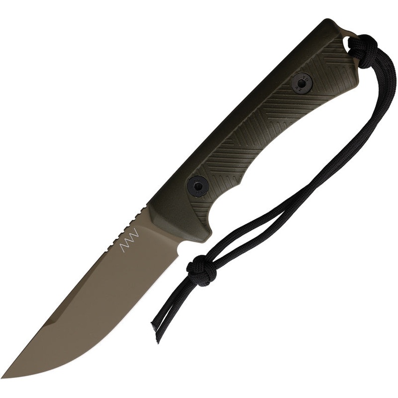 Acta Non Verba Knives P200 Green GRNPU Sleipner Fixed Blade Knife P200053