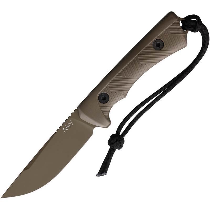 Acta Non Verba Knives P200 Tan GRNPU Sleipner Fixed Blade Knife P200054
