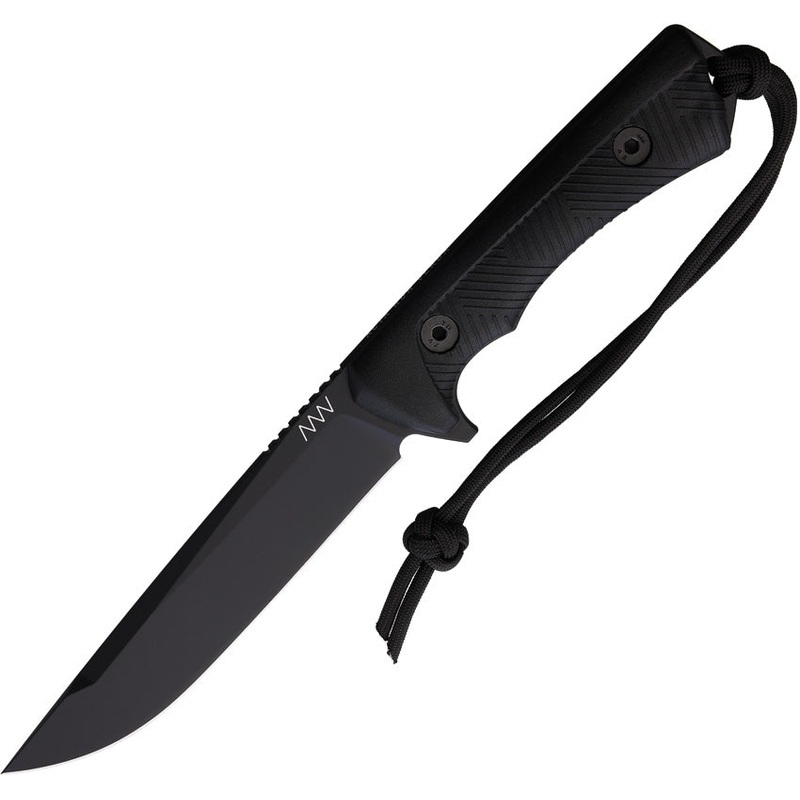 Acta Non Verba Knives P300 Black GRNPU Sleipner Fixed Blade Knife P300054
