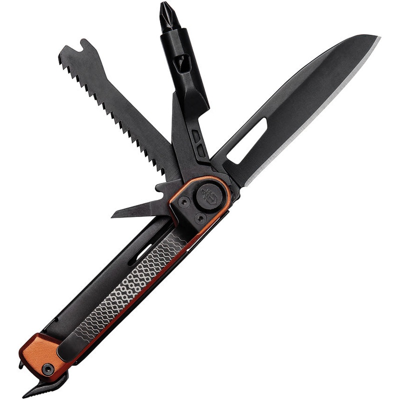Gerber Armbar Trade Orange Black & Orange Aluminum Folding Pocket Knife 1064407