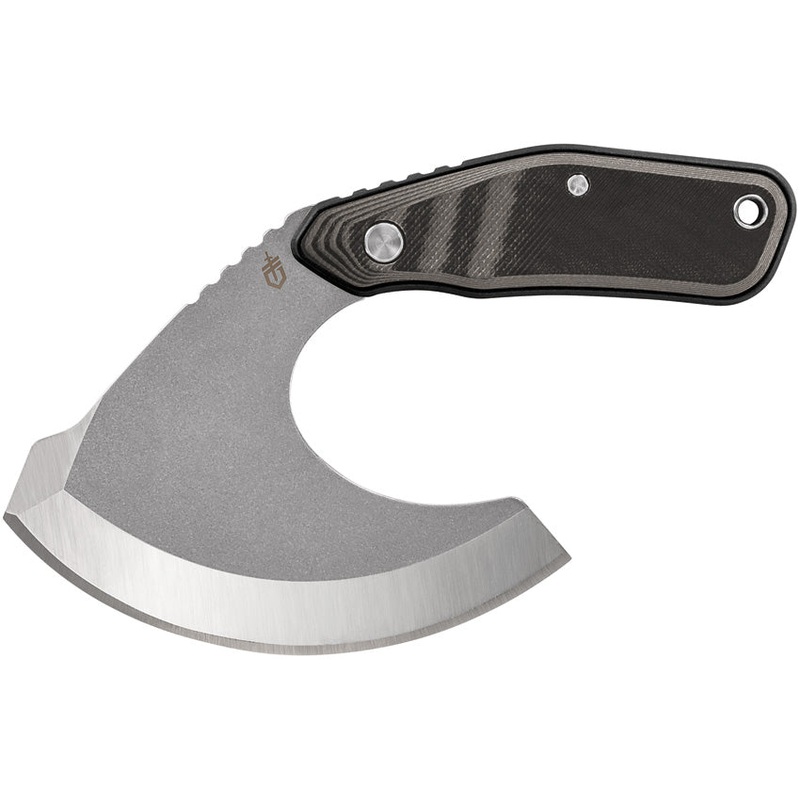 Gerber Downwind Ulu Black & Gray G10 7Cr17MoV Fixed Blade Knife 3935   - On Sale