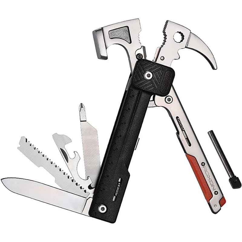 ROXON Hammer Black ABS Stainless Steel Multi Tool H1