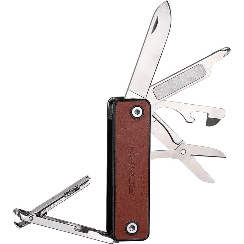 ROXON Mini M4 Stainless Steel & Leather Multi Tool M4