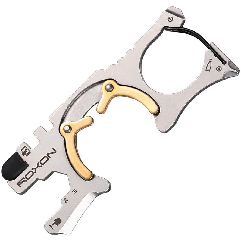 ROXON SPIRIT Stainless Steel & Golden Multi-Key Tool S705