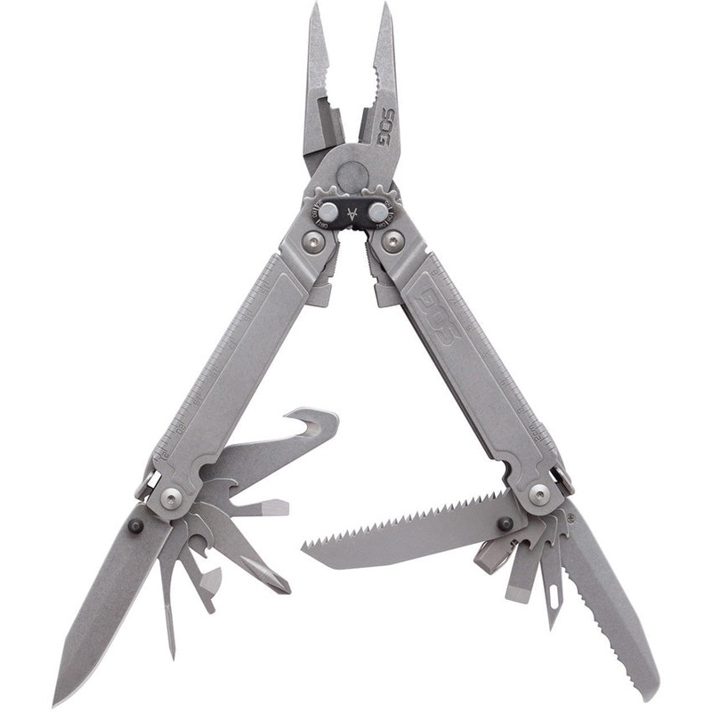 SOG PowerAccess Assist 6.88" Stainless Steel Multi Tool PA3001CP
