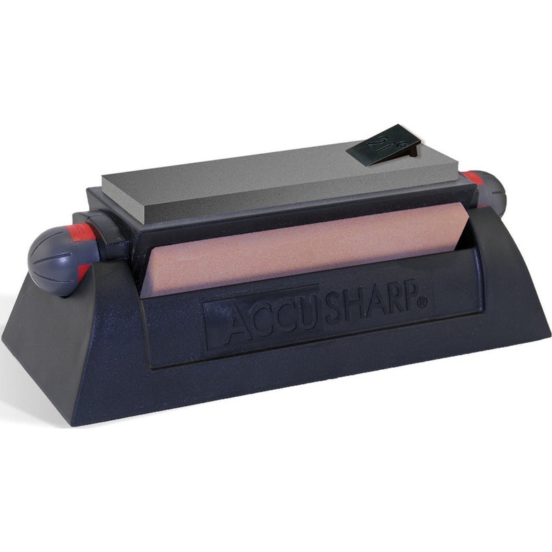 AccuSharp Tri-Stone System Smooth Black 9" Knife Sharpening Set 064C