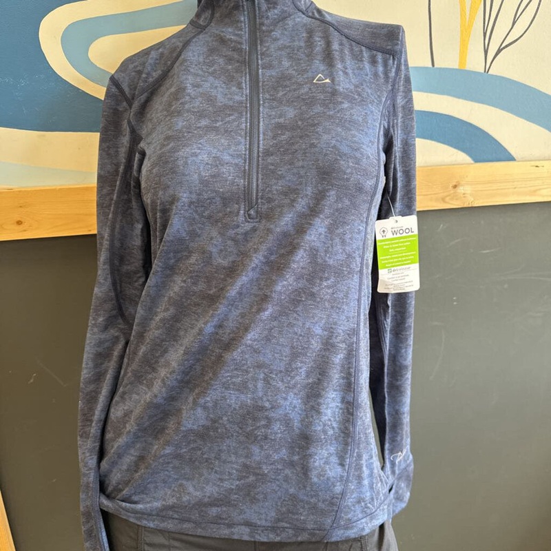 Paradox - Women's Quarter Zip : Blue-women-XS