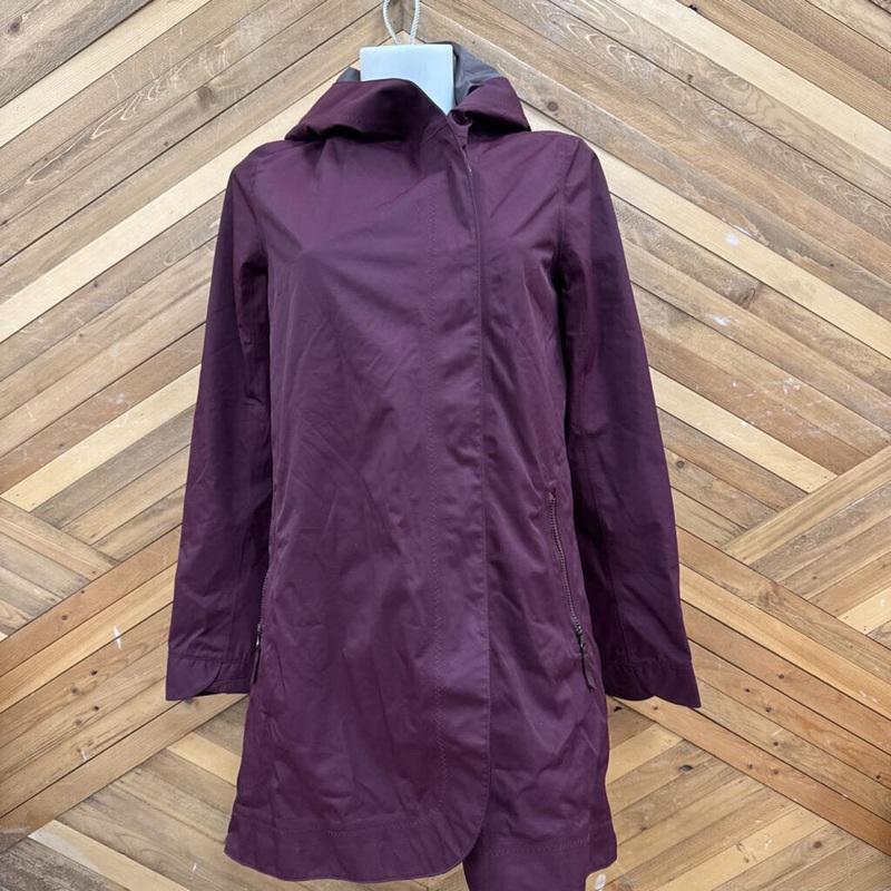 Lululemon - Women's Shell Long Jacket - MSRP $248: Maroon-women-2