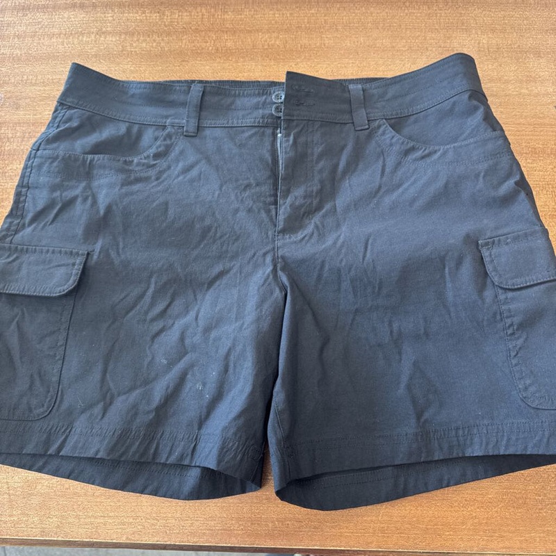 Eddie Bauer- Woman's Black Hiking Shorts - MSRP $75: Black -women-12