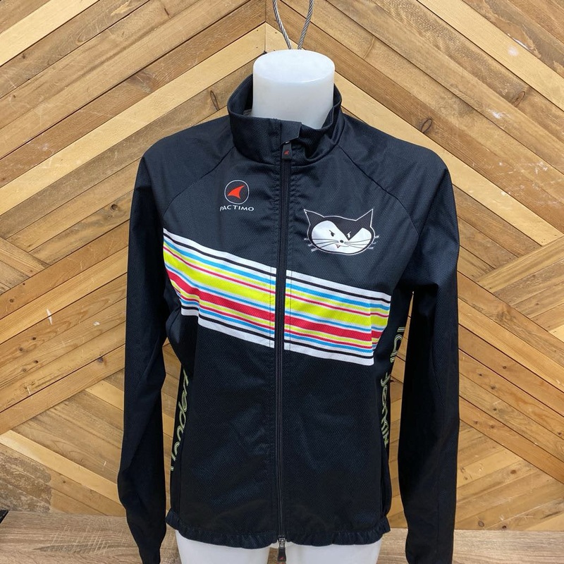 Pactimo - Women's Cycling Jacket - MSRP $130: Black/White/Multi-women-XL