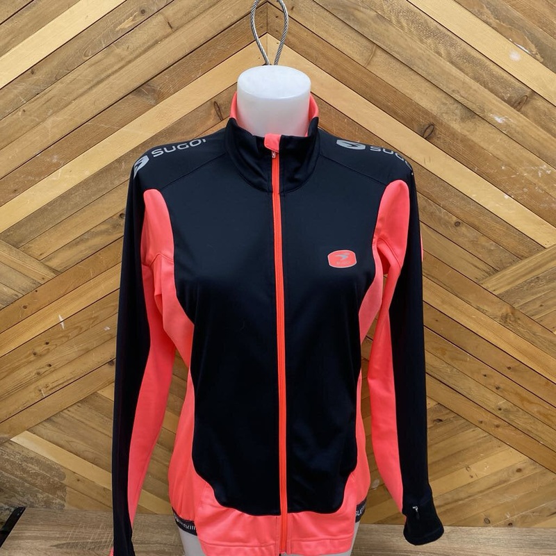 Sugoi - Women's Zip Up - MSRP compared $190: Black/Pink-women-LG