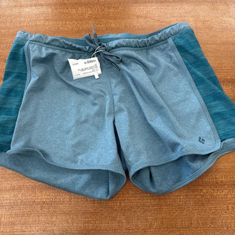 Black Diamnond- women's active shorts- MSRP $89: Teal-women-LG