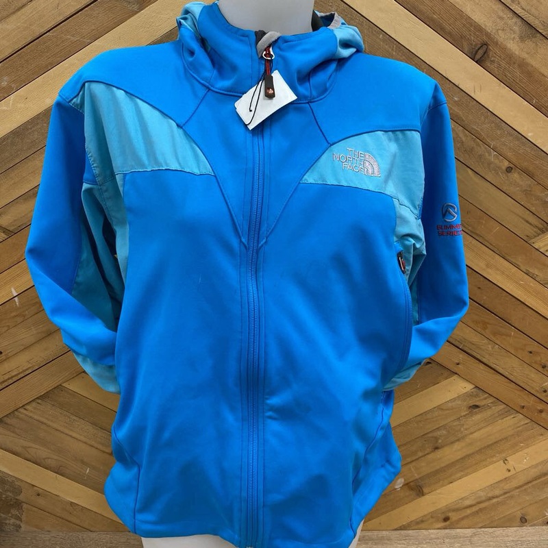 The North Face - Women's Summit Series Softshell windstopper Jacket - MSRP compared $210: Blue-women-LG