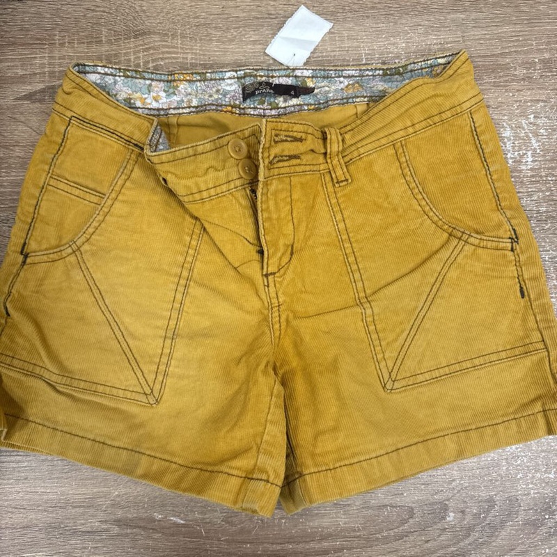 Prana - Women's Shorts - MSRP $85: Yellow-women-4