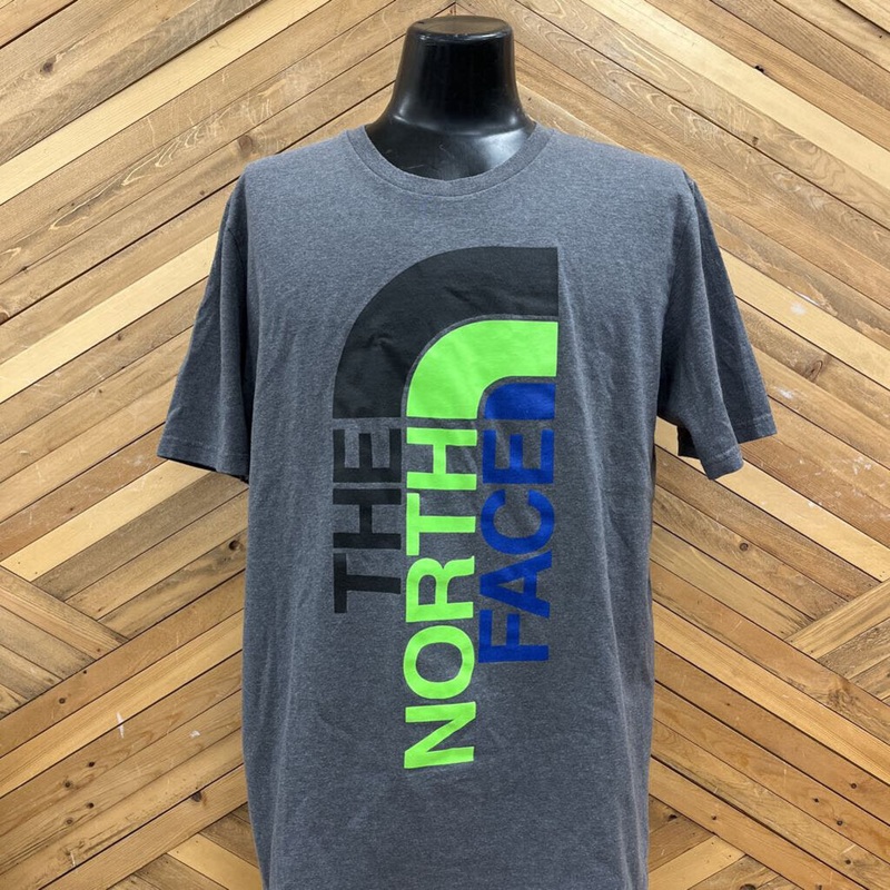 The North Face Men's Graphic T-Shirt: Gray-men-XL