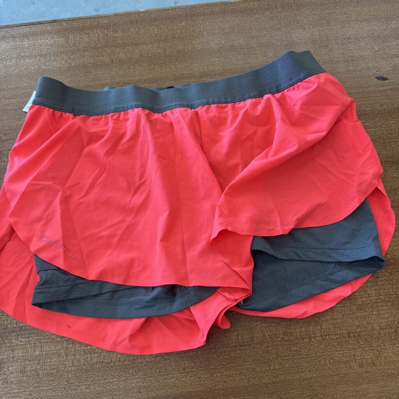 Craft - Women's Hypervent Active Shorts - MSRP$70: Pink / Grey-women-XL
