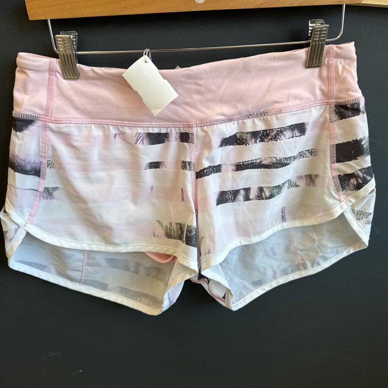 Lululemon - Women's Activewear Shorts : Pink / White / Purple / Green-women-6