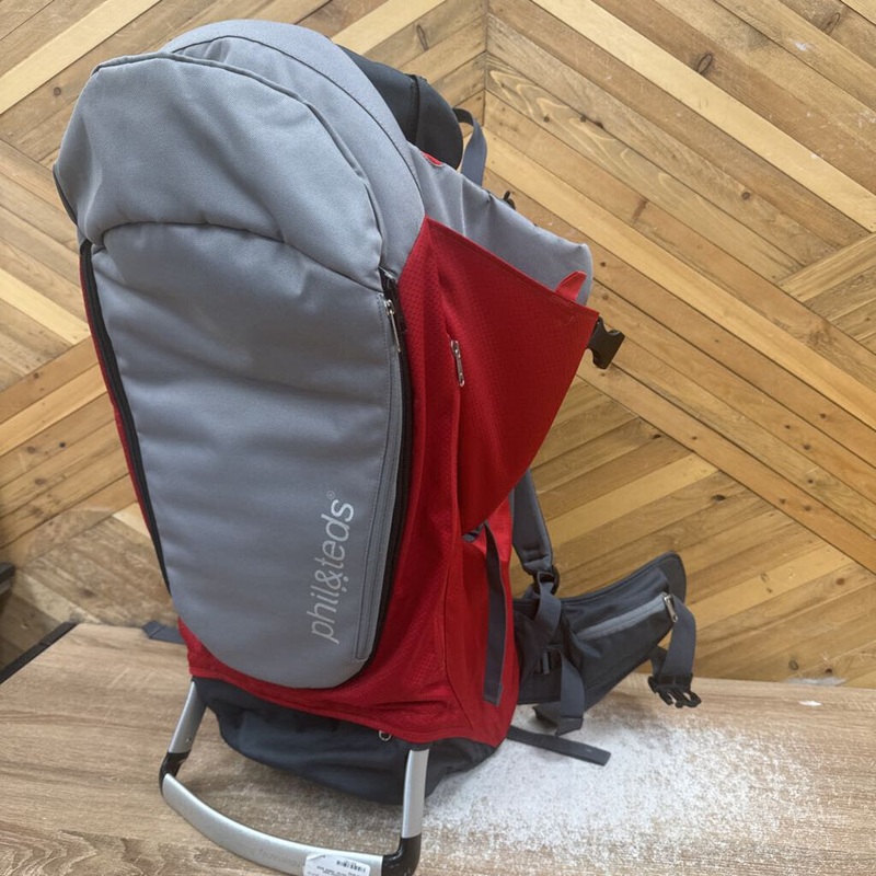 Phil & Ted - Escape child backpack carrier- MSRP $260: Red Grey --