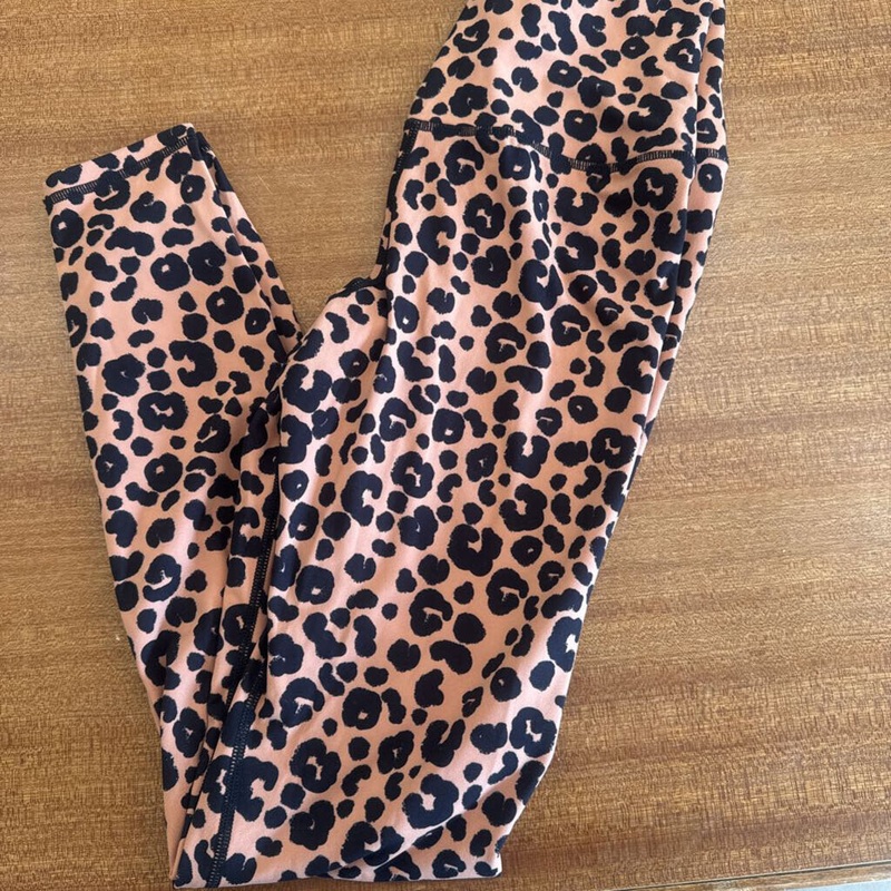 Sunzel - Women's Cheetah Spot Capris - MSRP $60: Black / Orange-women-MD