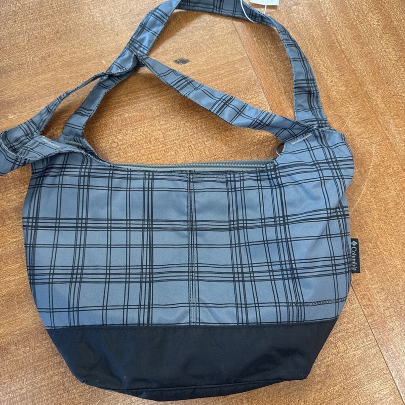 Columbia- Plaid Print Tote Bag : Gray-unisex-SM